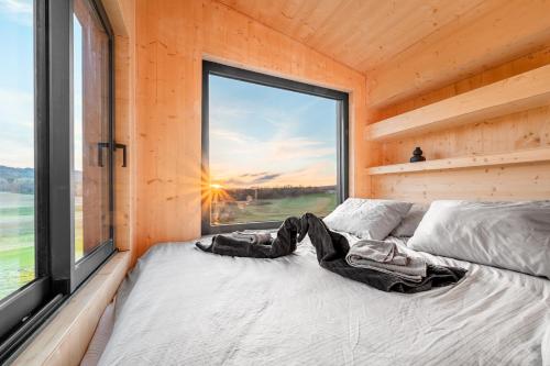 Postel nebo postele na pokoji v ubytování Domaine Paradis