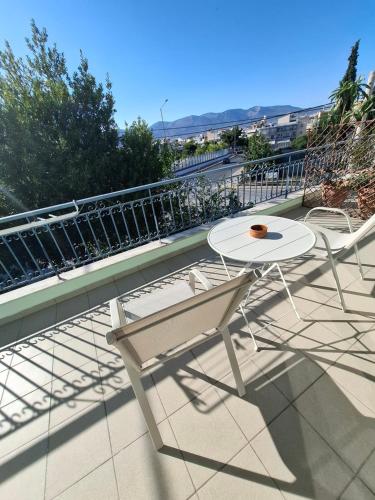 Bright apartment with balcony