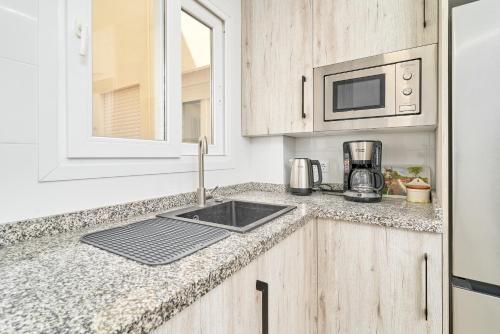Η κουζίνα ή μικρή κουζίνα στο Apartamento Suzanne