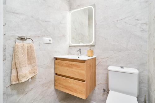 Ένα μπάνιο στο Apartamento Suzanne