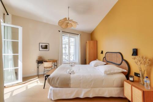 Grande terrasse, climatisation, 3 chambres, Marais