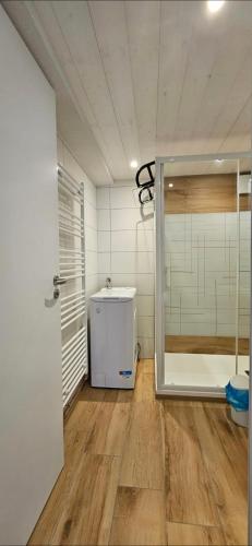 Koupelna v ubytování Chez Rinner