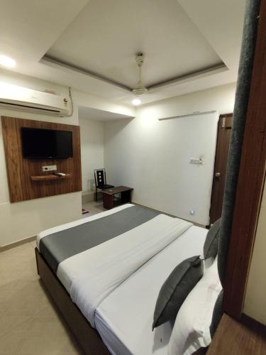 hotel anupamにあるベッド