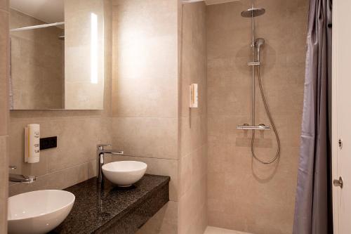 Salle de bains dans l'établissement Cabinn Plus Esbjerg