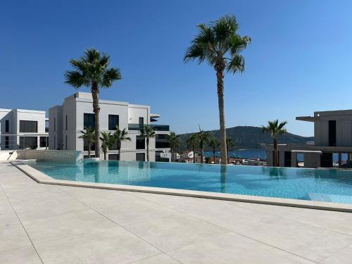 Swimmingpoolen hos eller tæt på Primosten Resort Sunhill Deluxe Apartment Maya