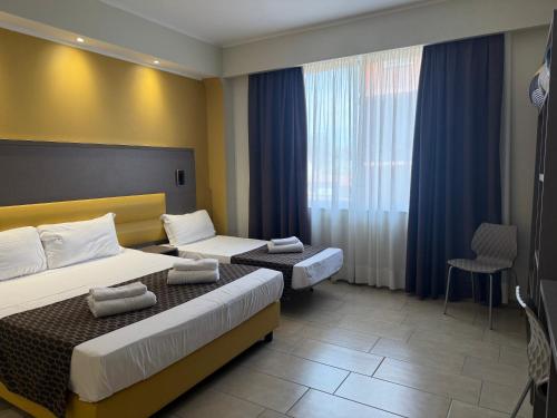 Hotel Giacosaにあるベッド