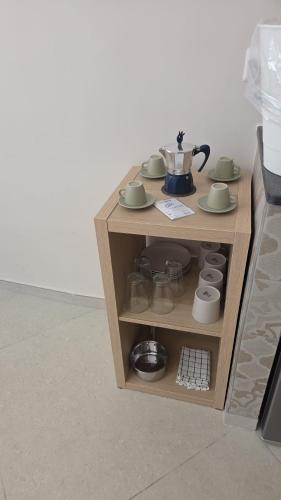 Plateau bouilloire dans l'établissement Tarantella apartment