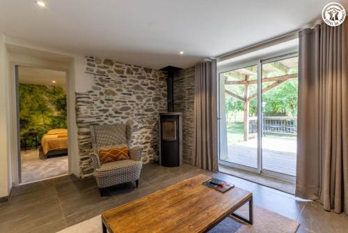 Χώρος καθιστικού στο La sentinelle