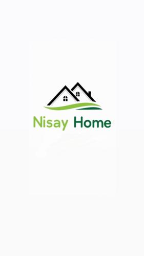 a house logo with the words n messy home at Nisay Home - Apart Hotel - 3 Room Apartment - N3 in Ludwigsburg