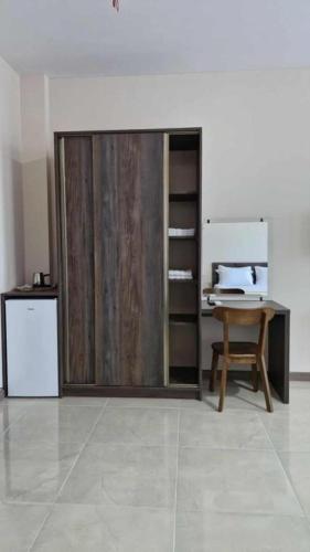 Kuchyň nebo kuchyňský kout v ubytování Nike aghmashenebeli str 158