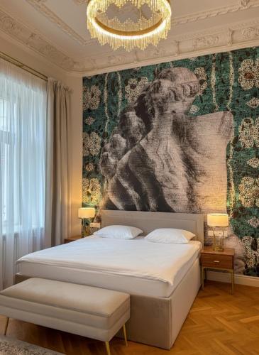 Ένα ή περισσότερα κρεβάτια σε δωμάτιο στο Aparthotel T12