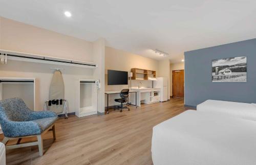 Кровать или кровати в номере Extended Stay America Premier Suites Phoenix Chandler Airport