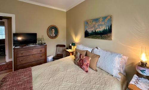 TV a/nebo společenská místnost v ubytování Artists Cottage Bed & Breakfast