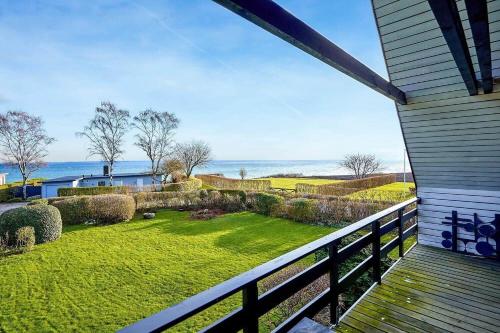 a view of a yard from a house at 30582-Odder-Dyngby-Havvej-66 in Odder