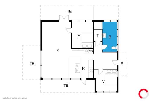 a floor plan of a house at 30582-Odder-Dyngby-Havvej-66 in Odder