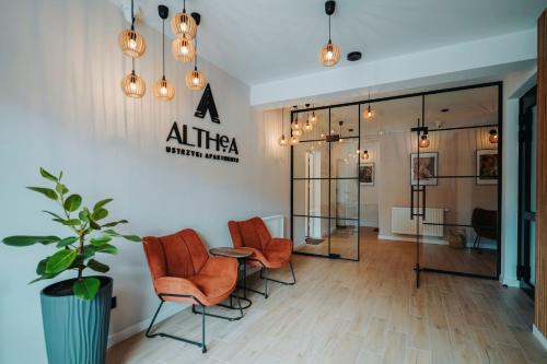 Χώρος καθιστικού στο Apartament Ustrzyki