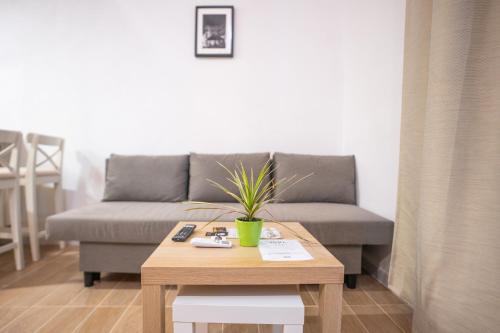 Χώρος καθιστικού στο Diso apartments