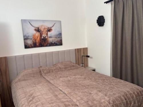 Postel nebo postele na pokoji v ubytování Grebenzen Lodge Starnberg 60A