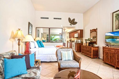 Posezení v ubytování Maui Kaanapali Villas by KBM Resorts
