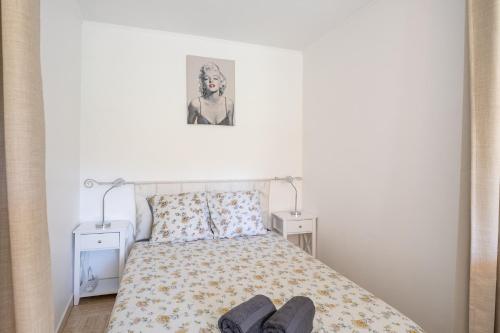 Postel nebo postele na pokoji v ubytování Le Bleu Marina