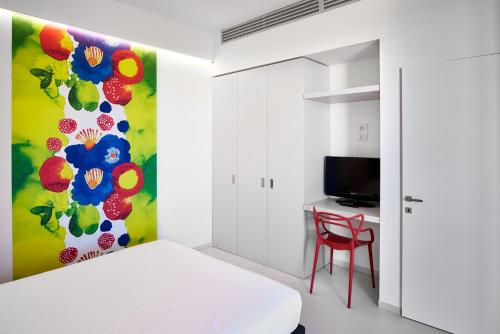 Μια τηλεόραση ή/και κέντρο ψυχαγωγίας στο Residence Cristallo Senigallia