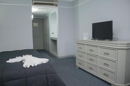 TV a/nebo společenská místnost v ubytování Nk Hotel Nekié Tepic