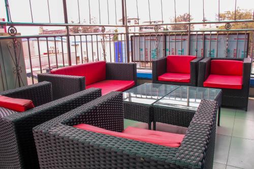 Zona de estar de Crestviewers Hotel