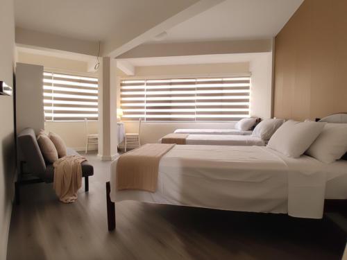 Ένα ή περισσότερα κρεβάτια σε δωμάτιο στο Santa Cruz Home