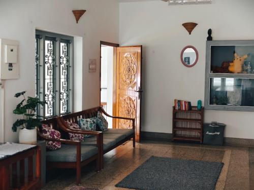 Posezení v ubytování Villa Veda