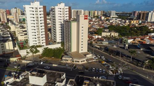 an aerial view of a city with tall buildings at ibis Aracaju in Aracaju