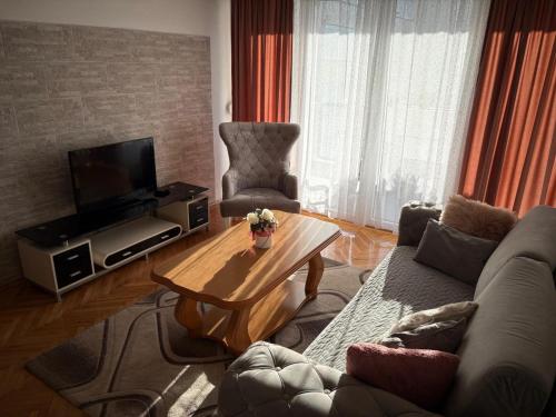 Μια τηλεόραση ή/και κέντρο ψυχαγωγίας στο Apartman Tea