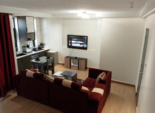 Ham Apartmentsにあるキッチンまたは簡易キッチン