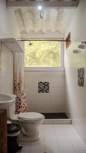 Un baño de Jaba Jan Hostal