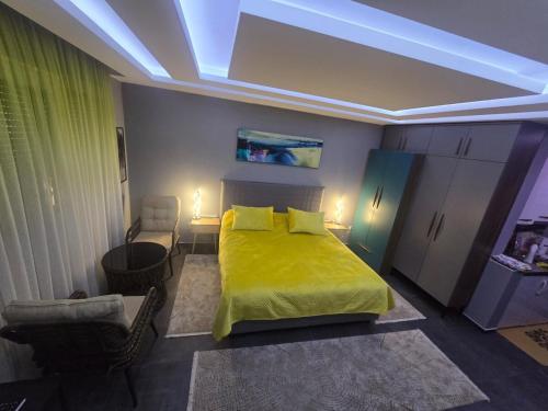 Postel nebo postele na pokoji v ubytování Pretty Modest Apartment