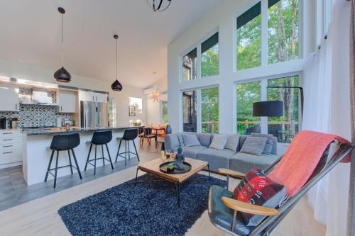 Posezení v ubytování Chalet Equinoxe