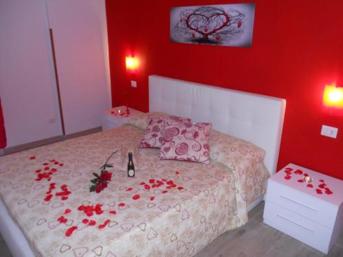 Postel nebo postele na pokoji v ubytování B&B Il Salice