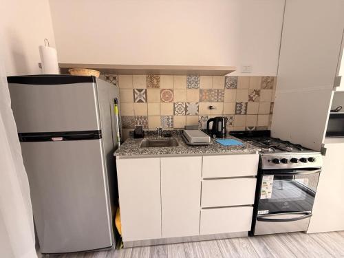 Dapur atau dapur kecil di Los Molinos, confort, estilo y privacidad en Barrio Estación