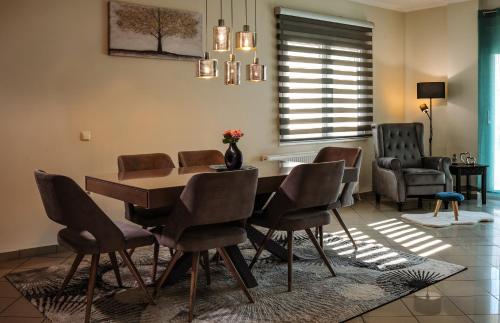 Χώρος καθιστικού στο Villa Butterfly Igoumenitsa