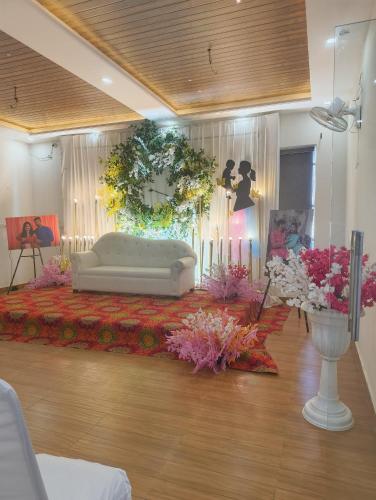 Posezení v ubytování New paradise garden rishi resort