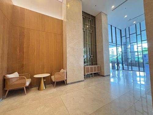 Posezení v ubytování Uptown Palms 1BR Suite Fuente, Walk to CebuDoc