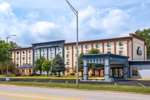 a rendering of the front of a building at Days Inn and Suites by Wyndham Hammond, IN in Hammond