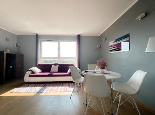 Posezení v ubytování Szczęśliwiecki Apartment