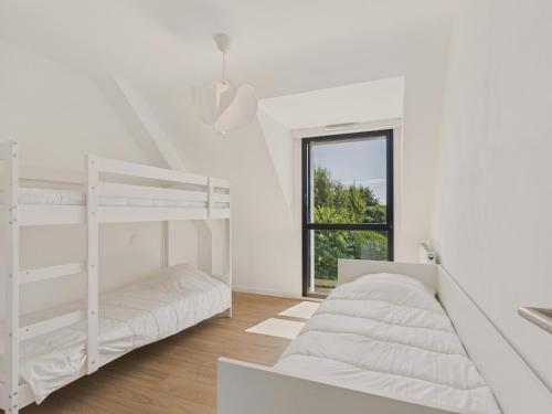 Postel nebo postele na pokoji v ubytování Vue mer - 500m plage - Maison neuve pour 10