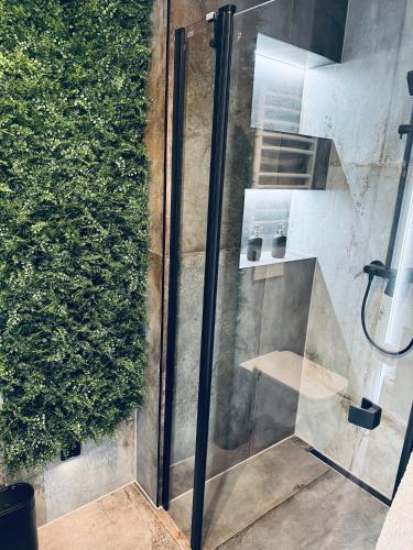 Salle de bains dans l'établissement Apartament Przystań