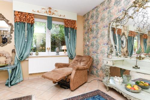 Χώρος καθιστικού στο Ferienhaus Magnolia