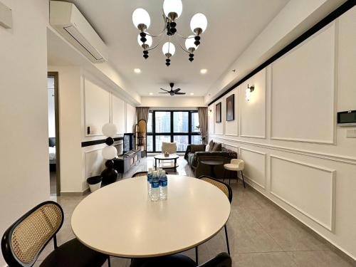 Posezení v ubytování Agile Bukit Bintang by Avery at KLCC#5 mins to Pavilion &TRX#Garden Pool#Free Parking#中英文房东