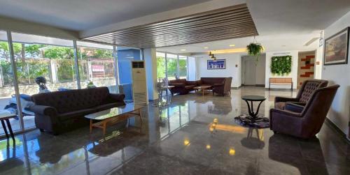 Χώρος καθιστικού στο D@Sea Hotel