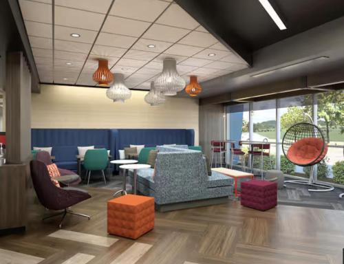 Un lugar para sentarse en Tru By Hilton Grimes Des Moines