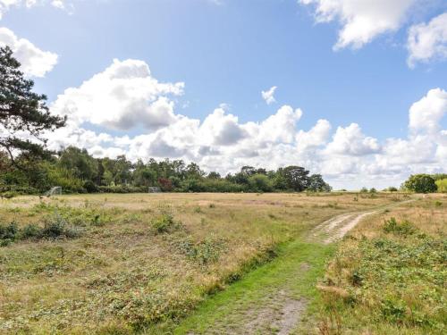 a dirt road in the middle of a field at Holiday Home Detlef - 200m from the sea by Interhome in Rønne