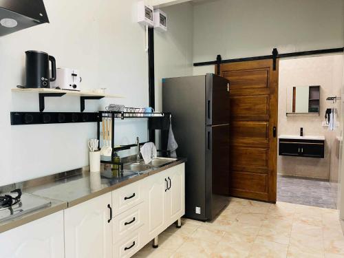 Dapur atau dapur kecil di I Rak Ta-lay House